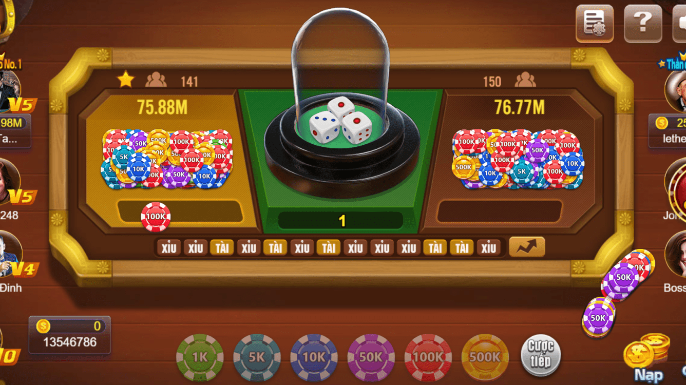 Game tài xỉu - Danh sách những game đổi thưởng