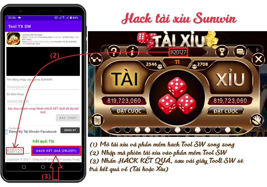 Hack tài xỉu sunwin trên điện thoại mới nhất