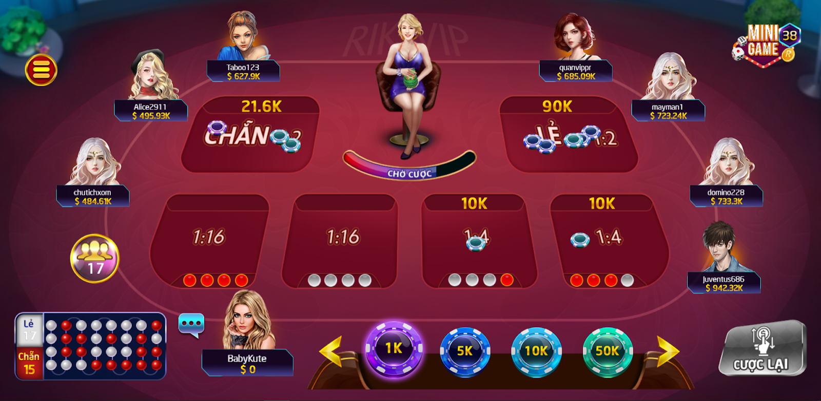 Xóc đĩa online - Danh sách những game đổi thưởng