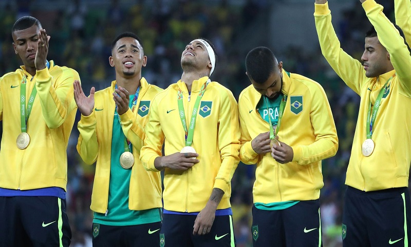 Neymar đã dẫn dắt đội tuyển Brazil giành Huy chương vàng
