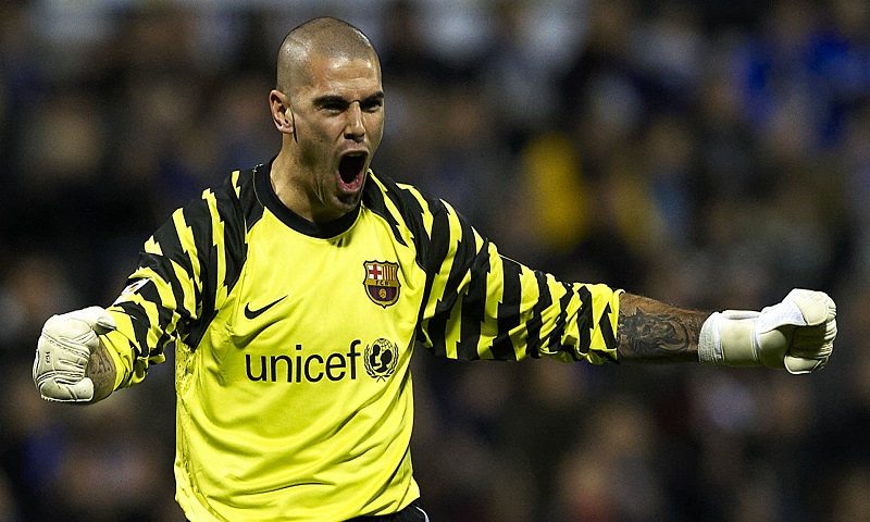 Thủ môn Barca Víctor Valdés i Arribas